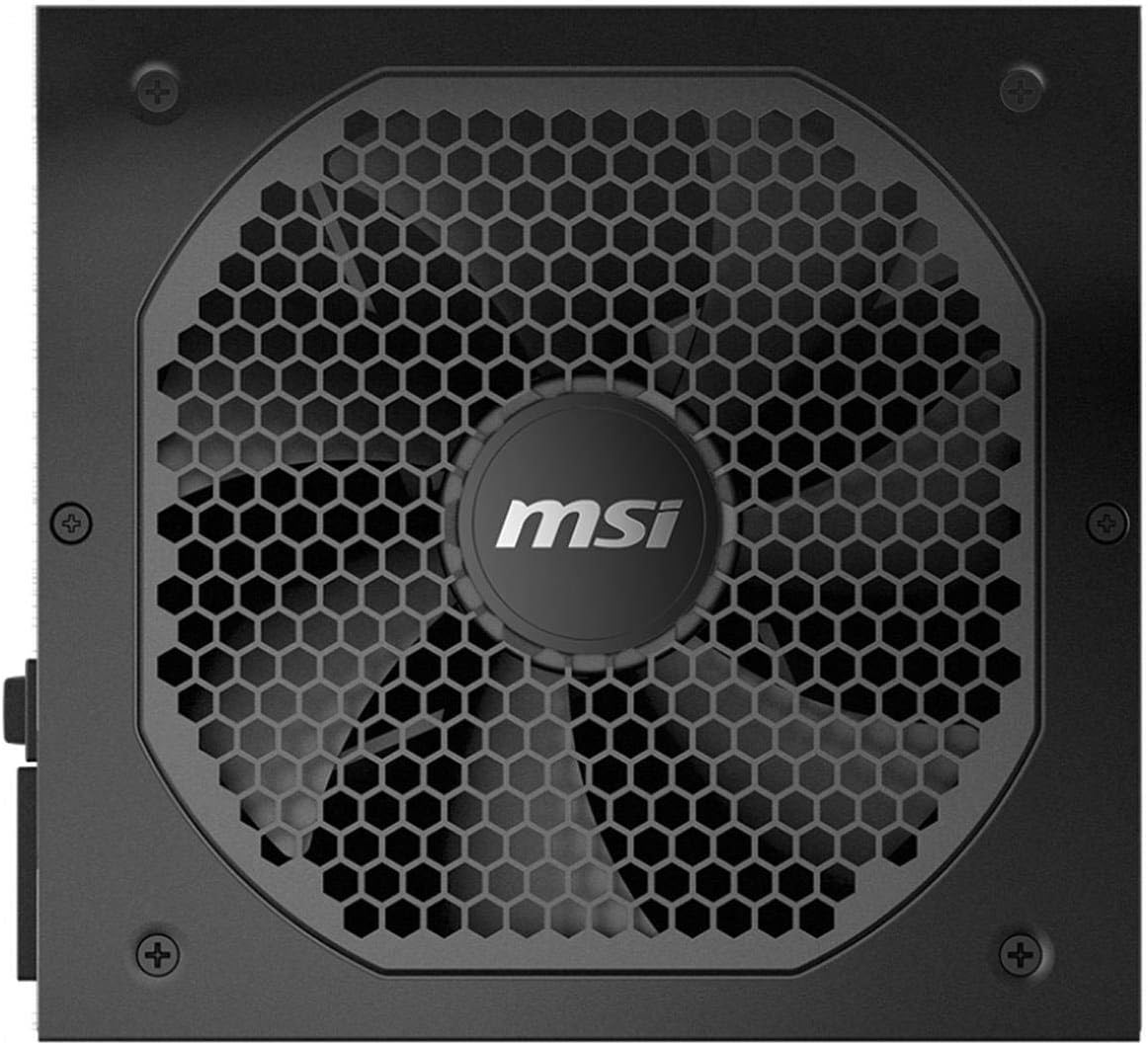 MSI MPG A650GF Gaming Power Supply - Full Modular - 80 Plus Gold Certified 650W - 100% Japanese 105°C Capacitors - Compact Size - ATX PSU