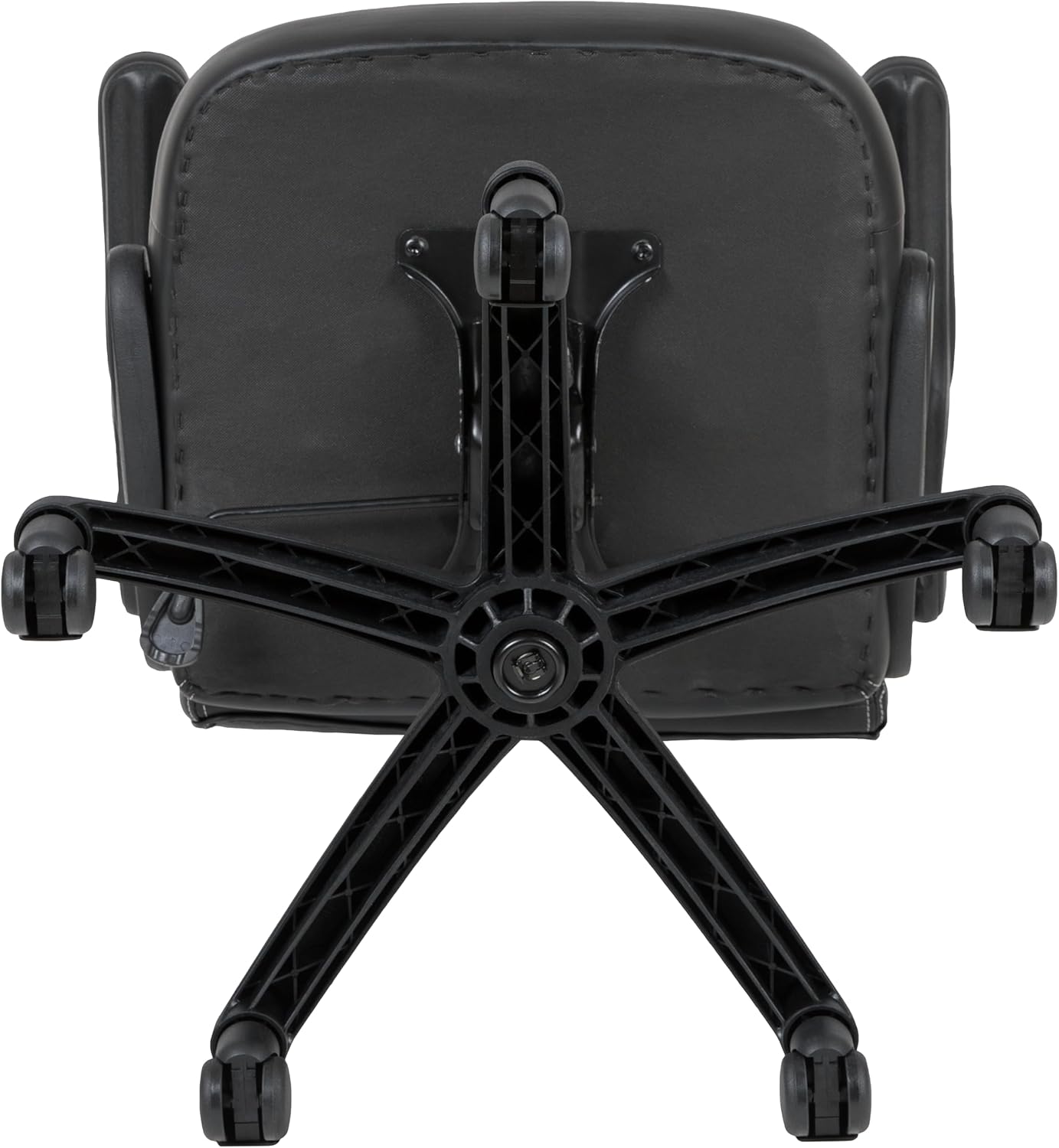 Flash Furniture X10 High-Back LeatherSoft Racing Style Gaming Chair with Flip-Up Arms, Ergonomic Padded Swivel Computer Chair, Black