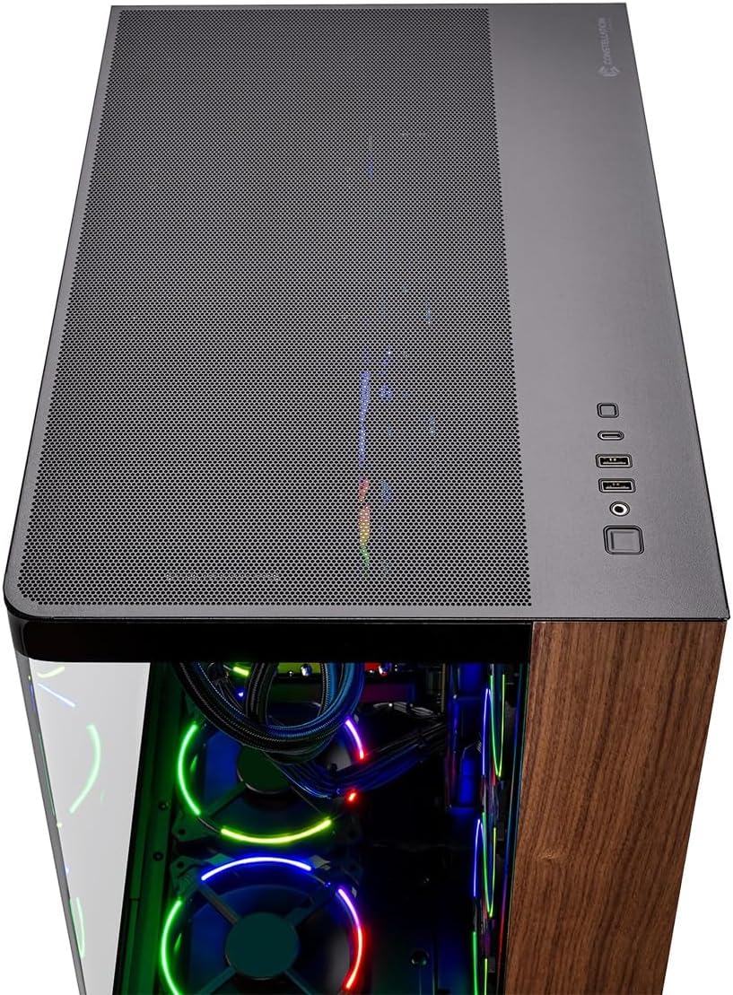 Skytech Gaming Prism 4 Desktop PC, Ryzen 9 9950X3D 4.3 GHz (5.7GHz), NVIDIA RTX 5080 16GB, X870 Board, 4TB Gen4 NVMe SSD, 64GB DDR5 RAM 6000 RGB, 1000W Gold ATX 3 PSU, 360mm ARGB AIO, Wi-Fi, Win 11