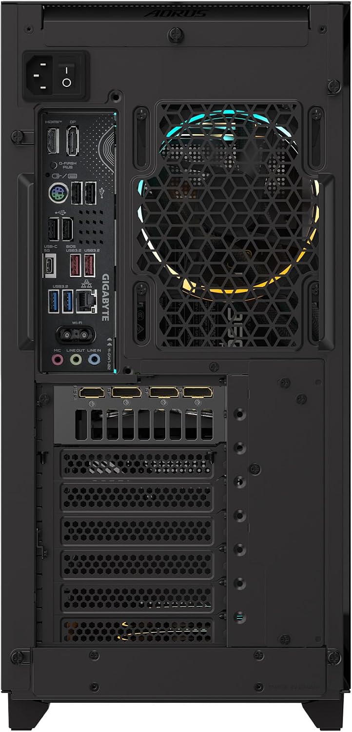 GIGABYTE AORUS Gaming Desktop PC, AMD Ryzen 7 9700X, RTX 5070 Ti, 32GB DDR5, 2TB SSD, Windows 11, AORUS Prime 5 AP5A7N7T-5000