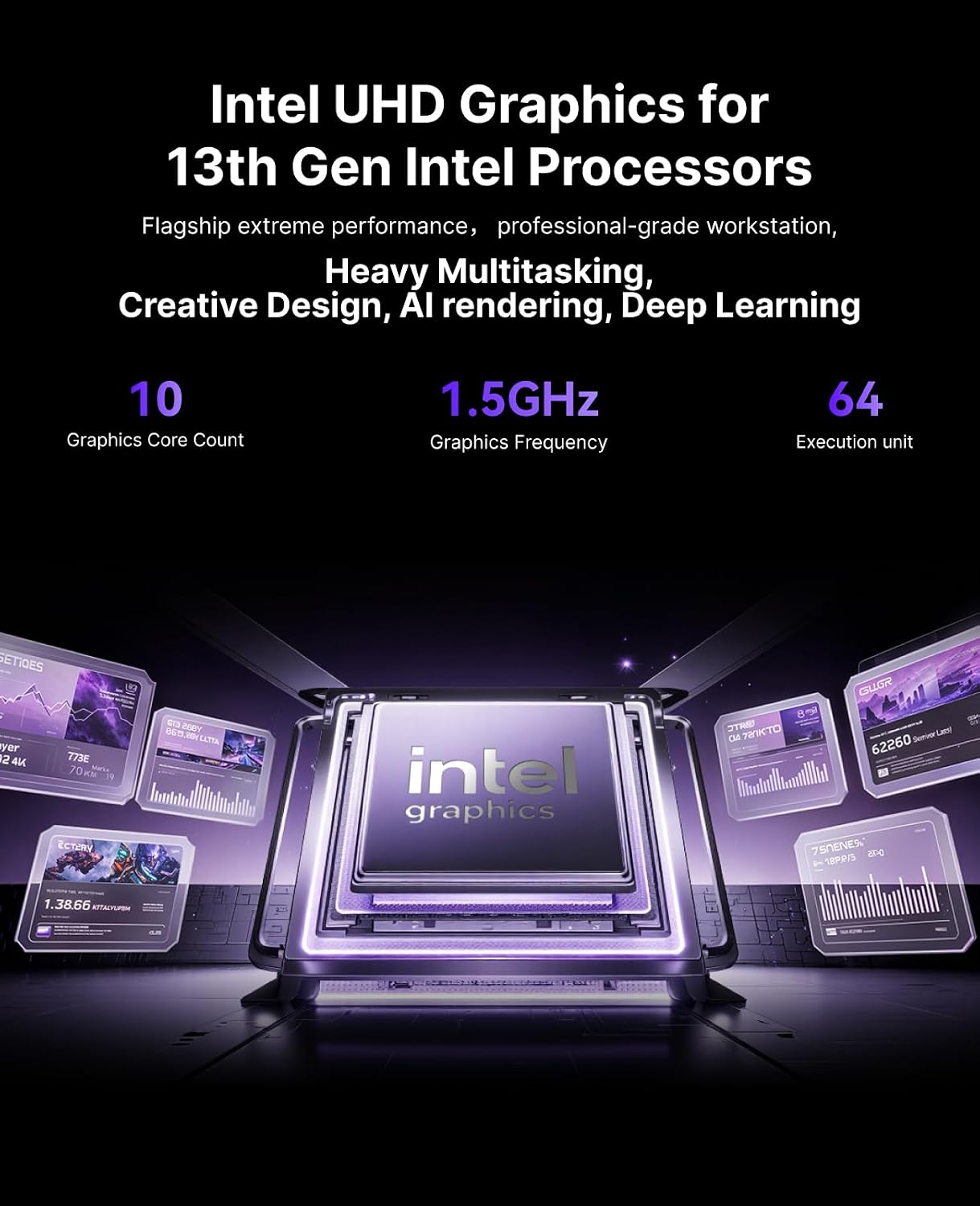 KAMRUI Hyper H2 Mini PC, Intel Core i7-13620H Mini Computers (10C/16T, 4.9GHz), 32GB RAM 1TB PCle4.0 SSD Micro Desktop PC, Triple 4K Display, USB4-C, WiFi6, BT5.2, Business Office Home