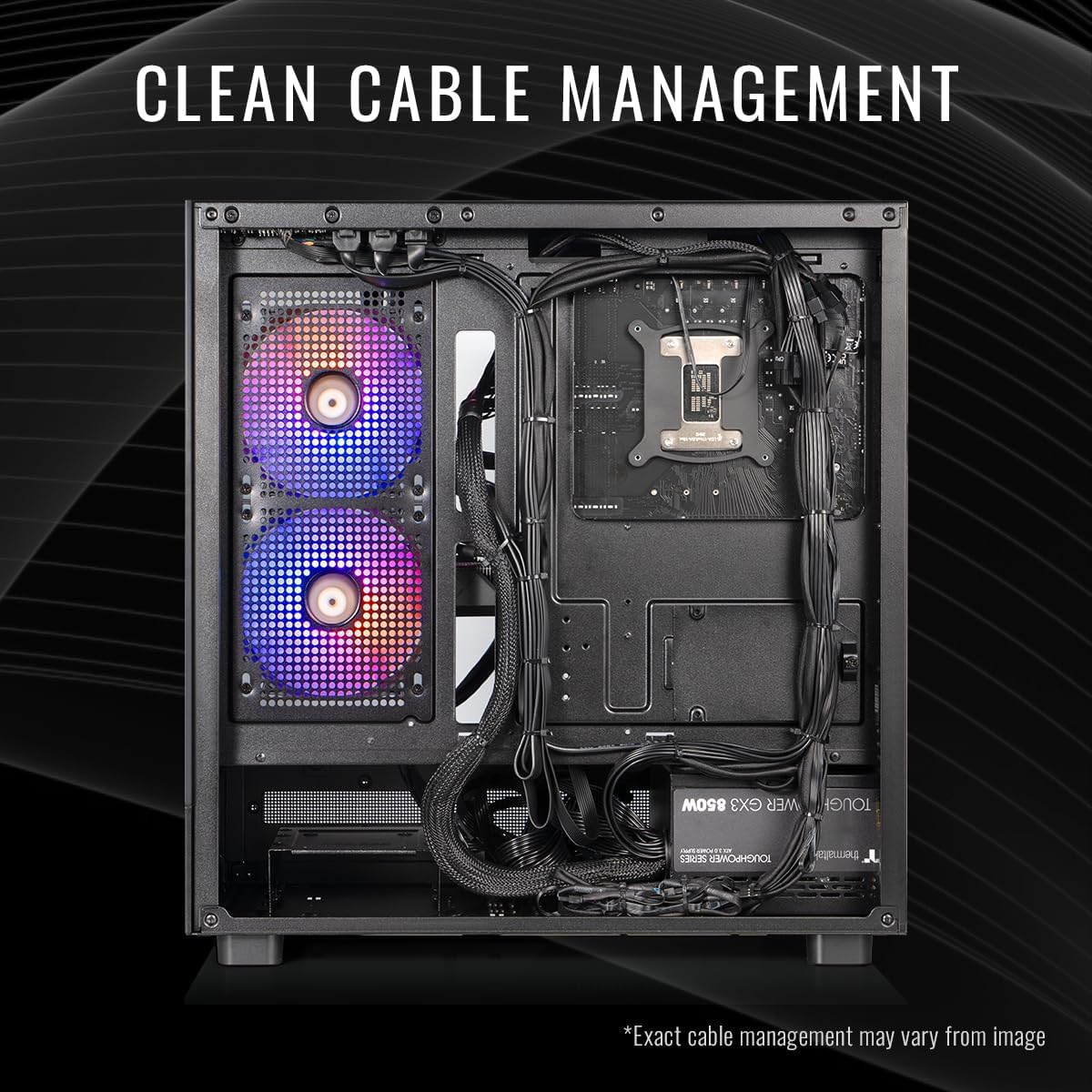 Thermaltake LCGS View 9897X-270 Gaming Desktop (AMD Ryzen™ 7 9800X3D, 32GB 6400MT/s DDR5 RGB Memory, AMD Radeon™ RX 9070 XT, 2TB NVMe M.2, WiFi, Windows 11) V27B-B850-97X-LCS