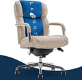 La-Z-Boy Sutherland Ergonomic Fabric Swivel Computer and Desk Chair, Cream (CHR10048D)
