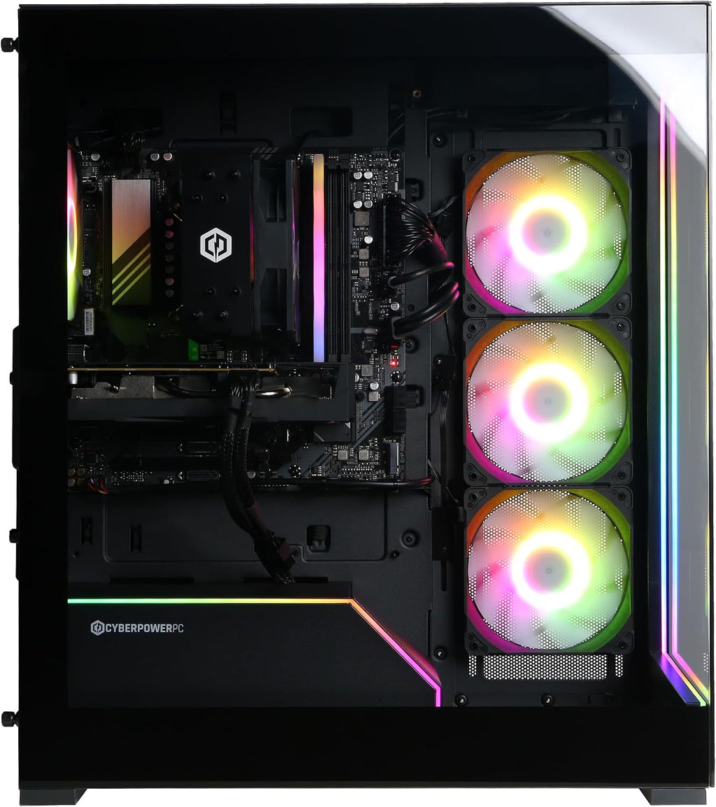 CyberPowerPC Gamer Xtreme VR Gaming PC, Intel Core Ultra 5 225F 3.3GHz, GeForce RTX 5060 Ti 8GB, 16GB DDR5, 2TB PCIe 4.0 SSD, WiFi Ready & Windows 11 Home (GXiVR8060A35)