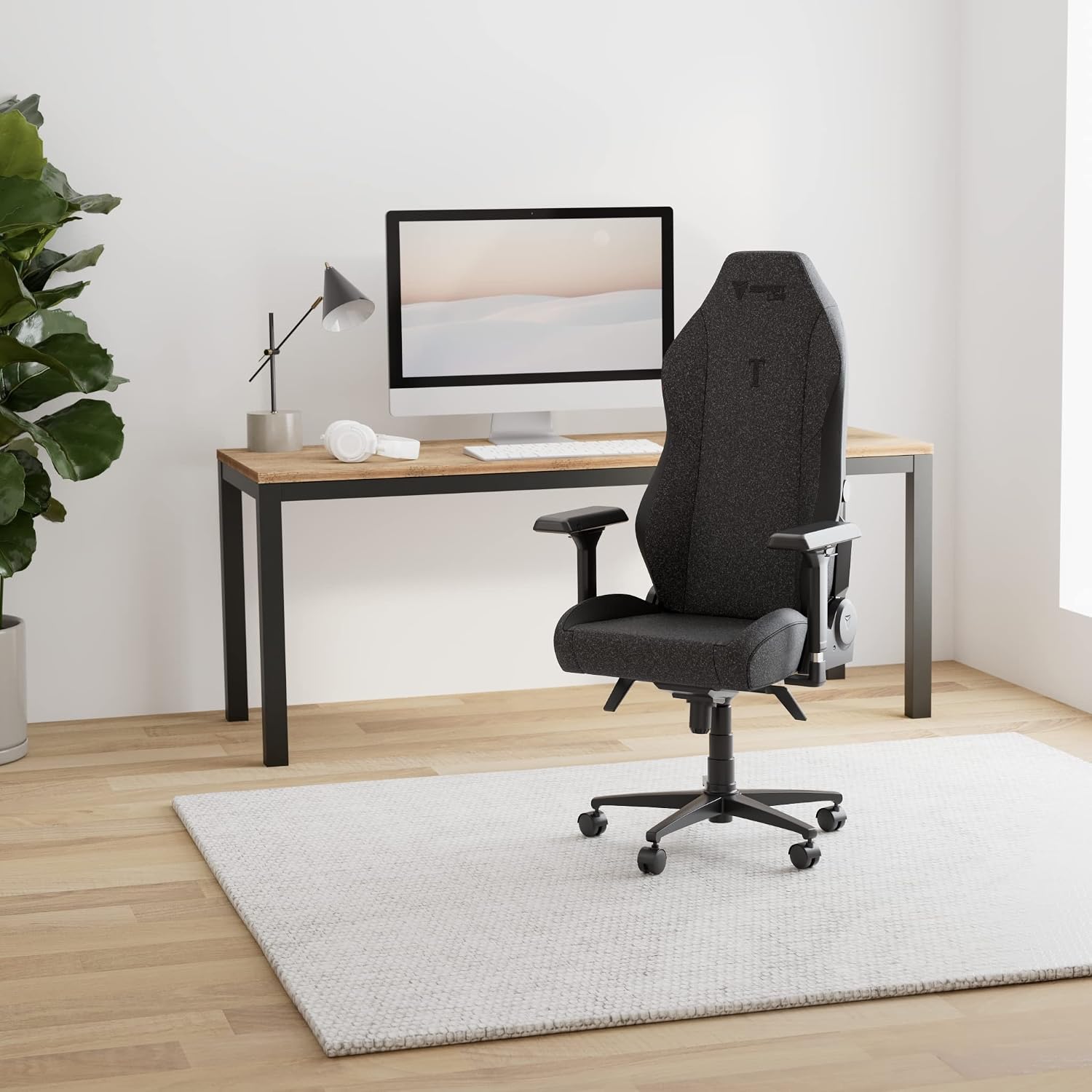 Secretlab Titan Evo Black3 Gaming Chair - Reclining, Ergonomic & Comfortable Computer Chair with 4D Armrests, Magnetic Head Pillow & 4-Way Lumbar Support - Black - Fabric