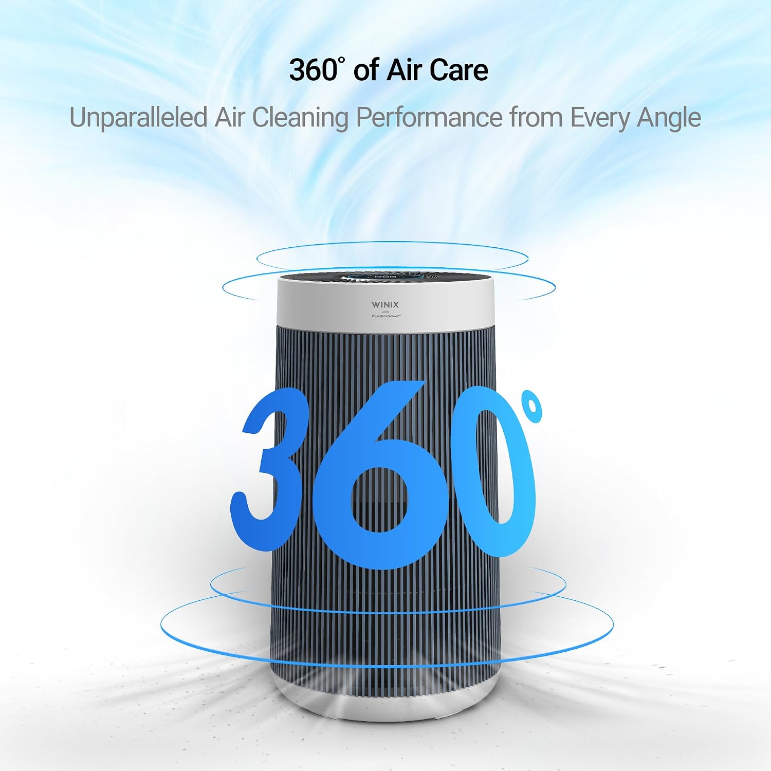 WINIX T830 Air Purifier for Home Extra Large Room Up to 1968 Ft² in 1 Hr With Smart Wi-Fi, Air Quality Monitor, True HEPA, Carbon Filter and Auto Mode, Captures Pet Allergies, Smoke, Dust