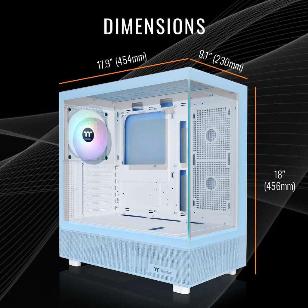 Thermaltake LCGS View i1458H-270 Gaming Desktop (Intel® Core™ i5-14400F, ToughRam 16GB DDR5 5600MT/s RGB Memory, Intel® Arc™ B580, 1TB NVMe M.2, WiFi, Windows 11) V27H-B76K-B58-LCS