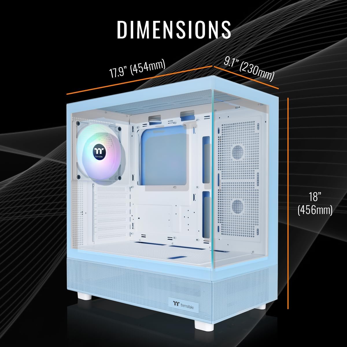 Thermaltake LCGS View i1458H-270 Gaming Desktop (Intel® Core™ i5-14400F, ToughRam 16GB DDR5 5600MT/s RGB Memory, Intel® Arc™ B580, 1TB NVMe M.2, WiFi, Windows 11) V27H-B76K-B58-LCS