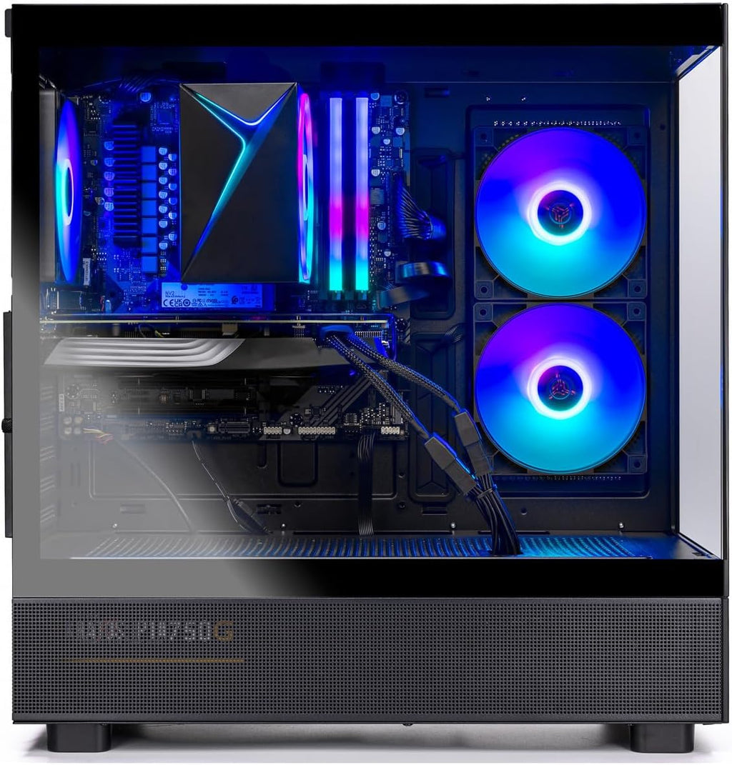 Skytech Gaming Azure 3 Gaming PC, AMD Ryzen 7 7700 3.8GHz, NVIDIA RTX 5060, 1TB NVMe SSD, 32GB DDR5 RAM 6000, 650W Gold PSU, Wi-Fi, Win 11, Desktop