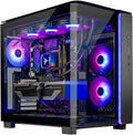 Skytech Gaming King 95 Gaming PC, AMD Ryzen 7 9850X3D 4.7GHz, NVIDIA RTX 5080 16GB VRAM, 2TB NVMe SSD, 32GB DDR5 RAM 6000, 850W Gold ATX 3 PSU, 360 ARGB AIO, WI-FI 5, Windows 11, Desktop