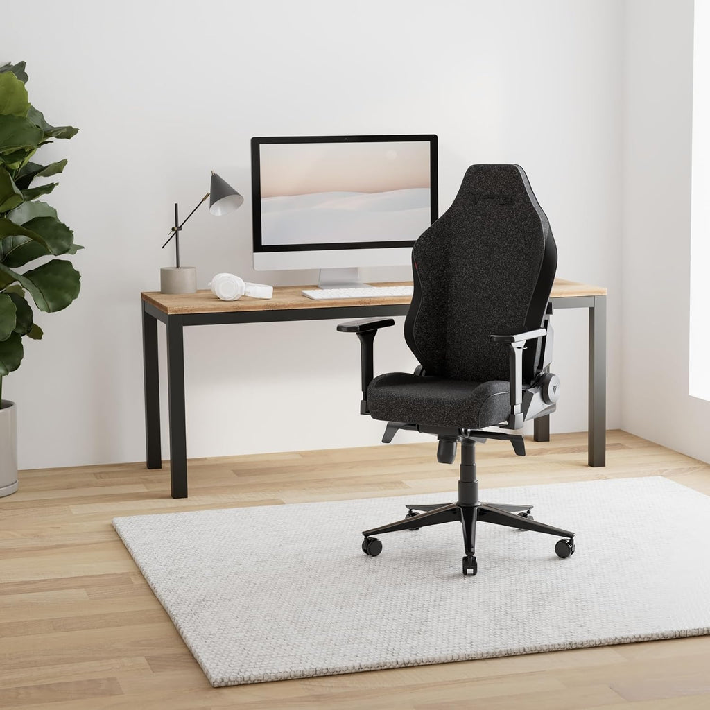 Secretlab Titan Evo Black3 Gaming Chair - Reclining, Ergonomic & Heavy Duty Computer Chair with 4D Armrests, Magnetic Head Pillow & Lumbar Support - Big and Tall Up to 395 lbs - Black - Fabric