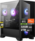msi Aegis Z2 Gaming Desktop AMD 8-core Ryzen 7 7700 32GB DDR5 2TB SSD GeForce RTX 5070 DLSS4 (Up to 988 AI Tops) 750W 80+ Gold PSU ARGB Fan CPU Air Cooling Wi-Fi6E Win11 ICP Hub