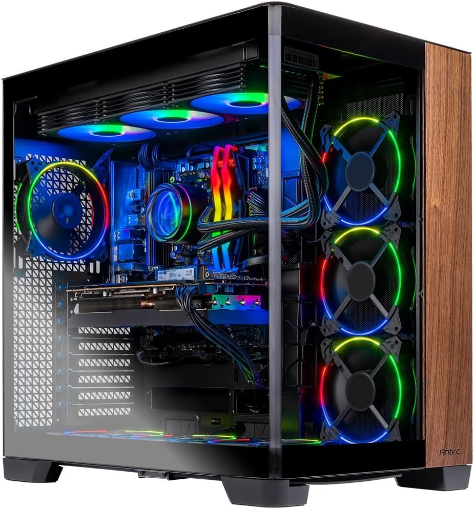 Skytech Gaming Prism 4 Desktop PC, Ryzen 9 9950X3D 4.3 GHz (5.7GHz), NVIDIA RTX 5090 32GB, X870 Board, 2TB Gen4 NVMe SSD, 64GB DDR5 RAM 6000 RGB, 1200W Gold ATX 3 PSU, 360mm ARGB AIO, Wi-Fi, Win 11