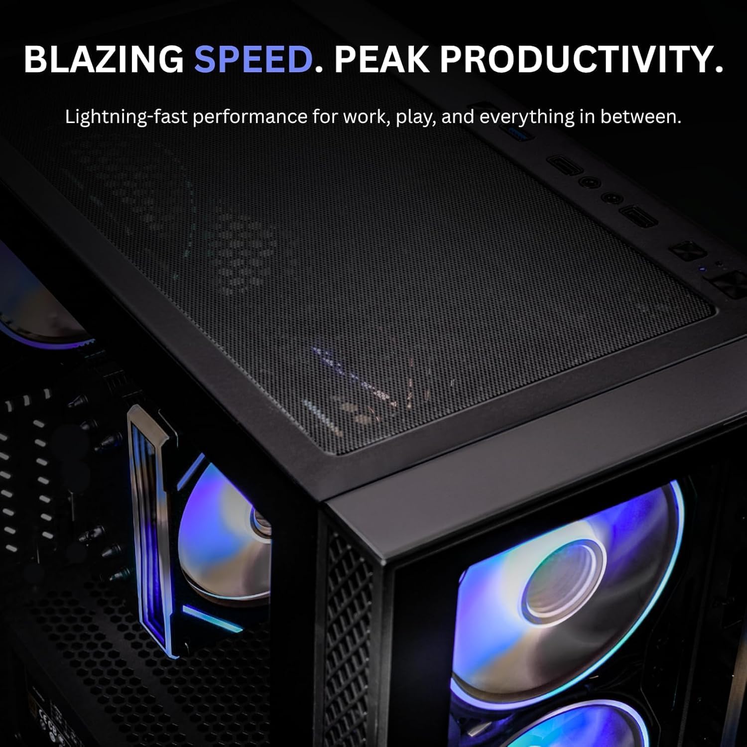 NOVATECH Phantom 2.0 - Prebuilt Gaming PC Desktop Computer - RX580 - Intel Xeon i7 3.5GHz - 16GB RAM - 512GB M.2 SSD, Win 11 Pro - Gaming Computer Tower - Pre Built PC Gameing - 1 Year Warranty
