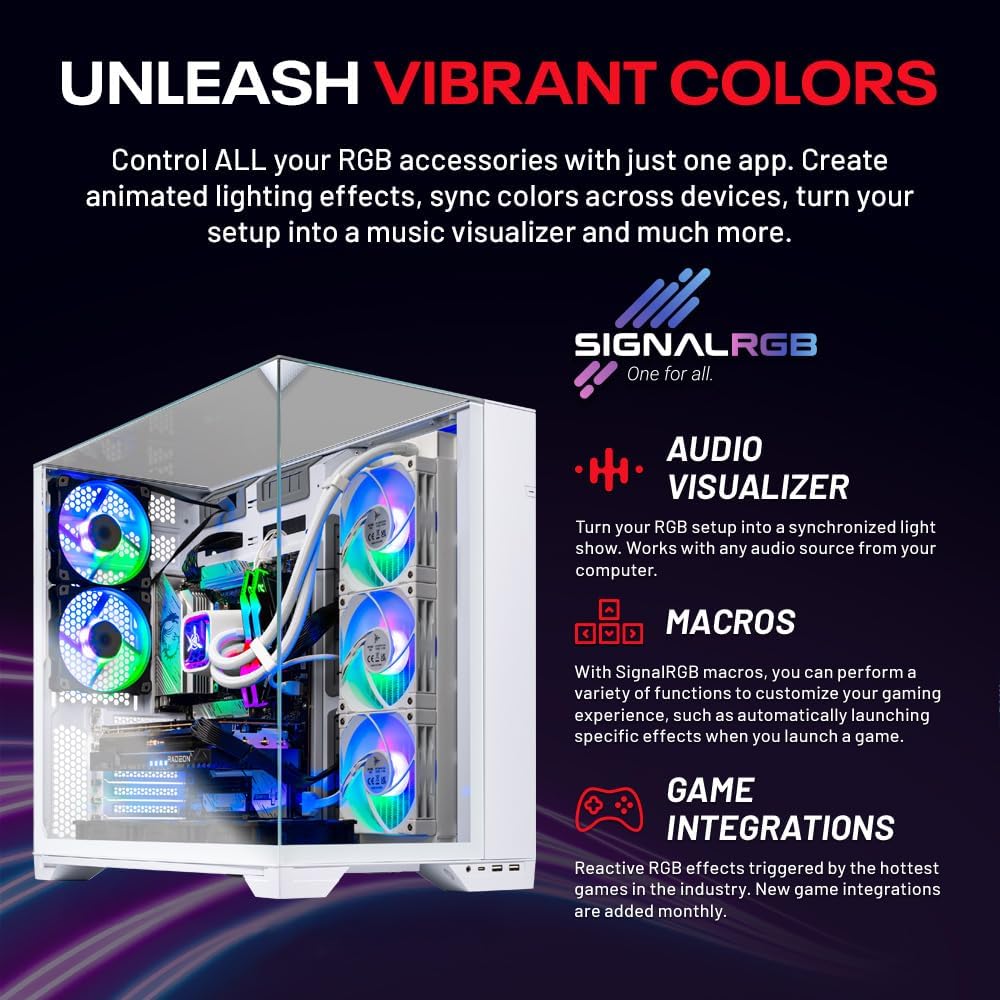 Skytech Gaming O11 Vision Gaming PC, AMD Ryzen 7 9850X3D 4.7GHz, NVIDIA RTX 5070 Ti 16GB VRAM, 2TB Gen4 NVMe SSD, 32GB DDR5 RAM 5600, 850W Gold ATX 3 PSU, 360 ARGB AIO, WI-FI 5, Windows 11, Desktop