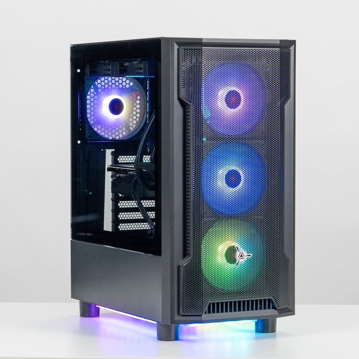 Skytech Gaming Shadow Gaming PC, AMD Ryzen 7 9700X 3.8GHz, NVIDIA RTX 5060 Ti 8GB VRAM, 1TB NVMe SSD, 32GB DDR5 RAM 5600, 650W Gold PSU, 360 ARGB AIO, Wi-Fi, Win 11, Desktop