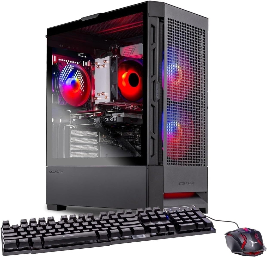 Skytech Gaming Blaze4 Mini Gaming PC, AMD Ryzen 5 5500 3.6GHz, NVIDIA RTX 5050 8GB, 1TB NVMe SSD, 16GB DDR4 RAM 3200, 650W Gold PSU, Wi-Fi, Win 11, Desktop