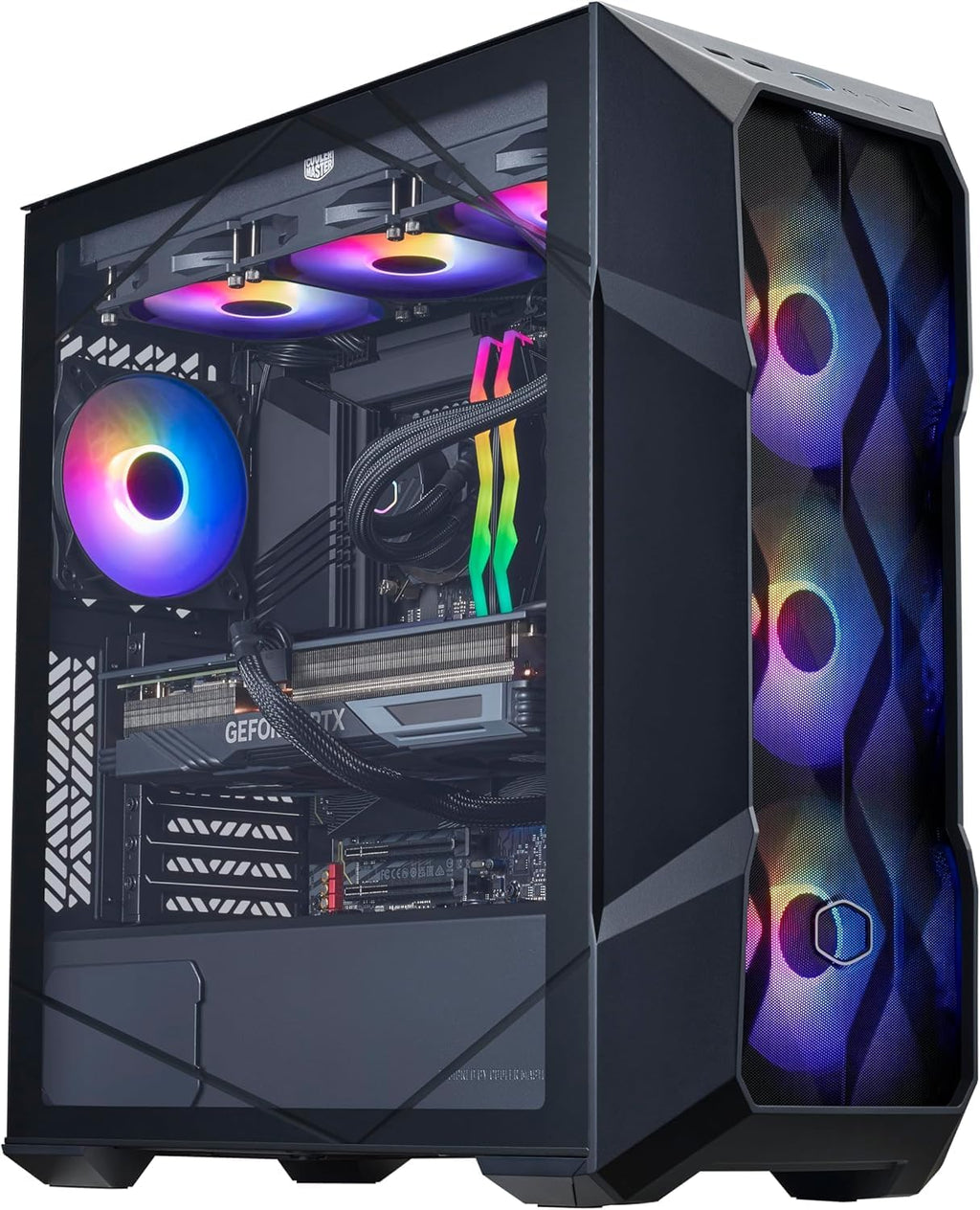 Cooler Master TD5 Pro Gaming PC – AMD RYZEN 7 9800X3D, NVIDIA GeForce RTX 5070 Ti 16GB, 32GB DDR5 6000MHz, 2TB Gen4 M.2, Windows 11, MWE Gold 850 V3 PSU, ATX Desktop PC