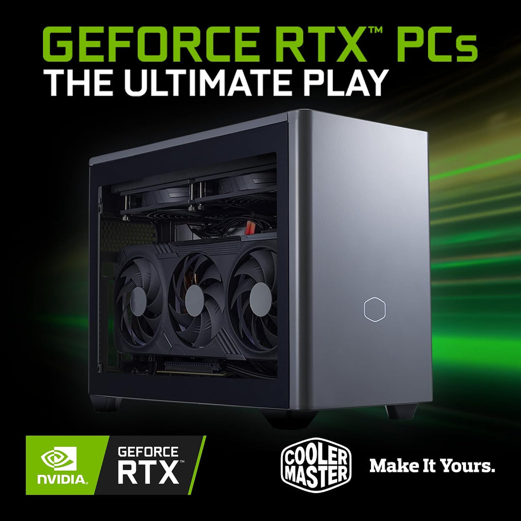 Cooler Master NR2 Pro Mini ITX – Intel i7 14700F - NVIDIA GeForce RTX 4070 Super - 32GB DDR5 5600MHz - 1TB M.2 NVMe SSD - WiFi - Windows 11-280mm AIO Gaming PC