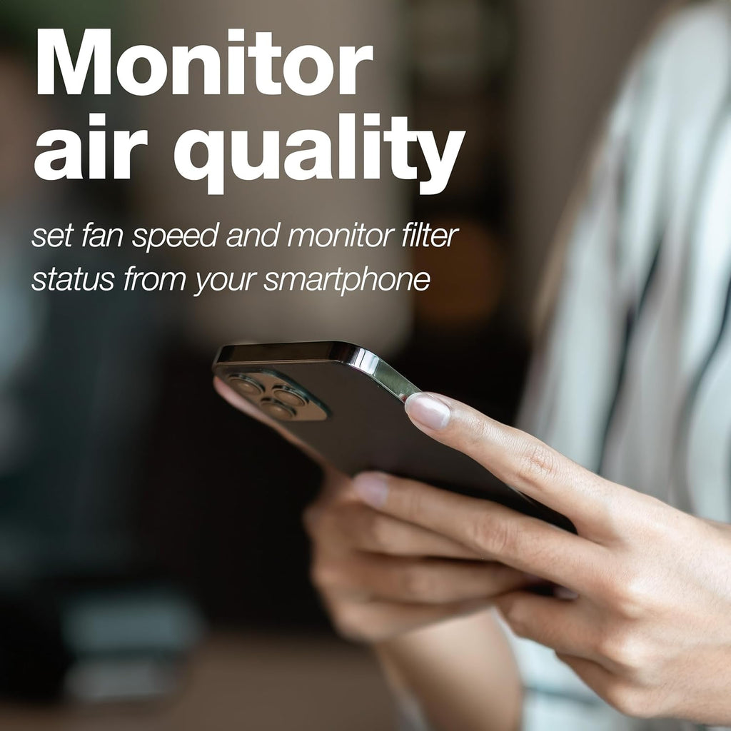 IQAir GC Multigas XE Air Purifier - Filtration for Large Rooms up to 1125 sq ft - Particles, Chemicals, Gases, Odors, Mold, Activated Carbon, Swiss Made, WiFi Enabled