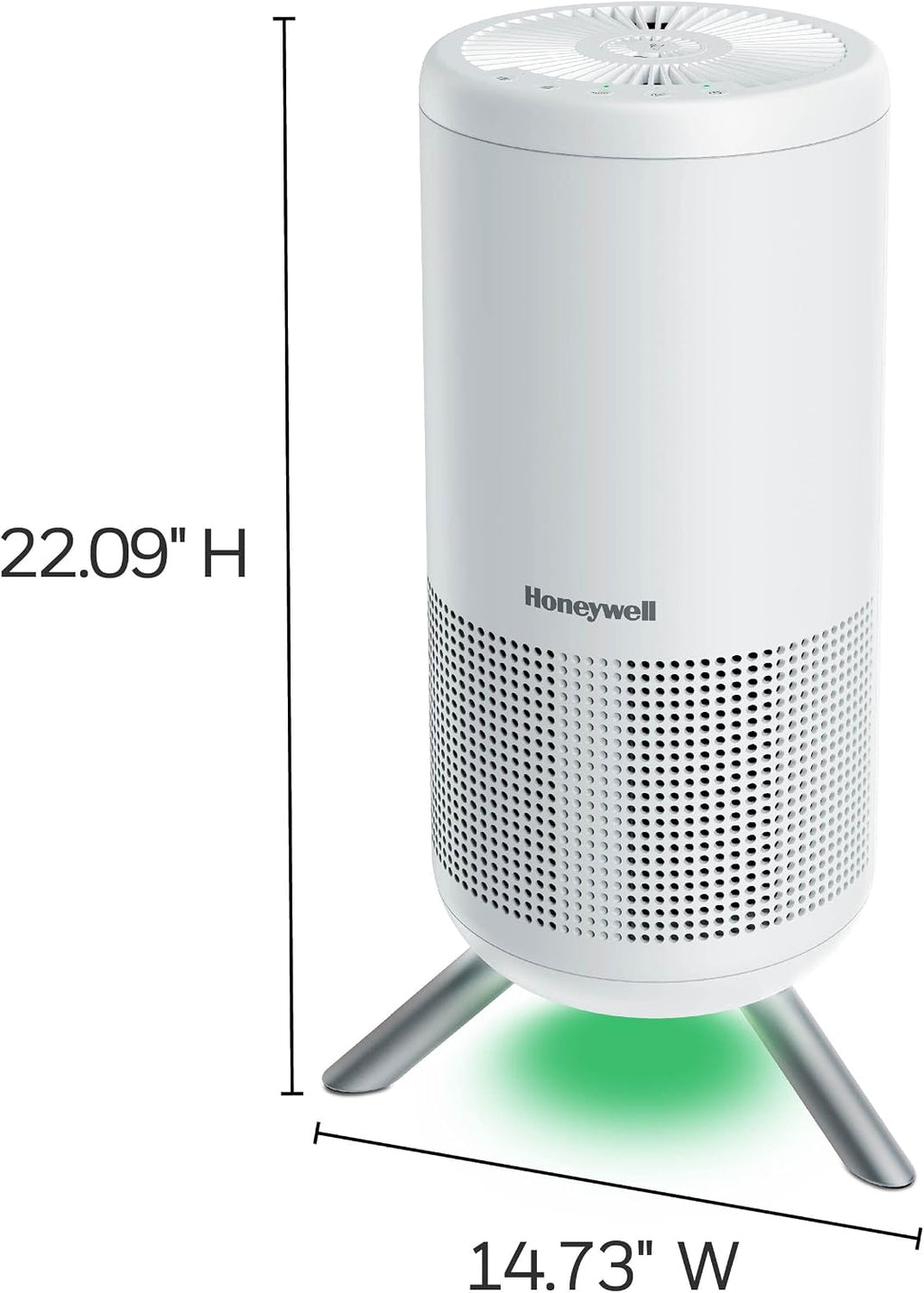 Honeywell HEPA Air Purifier for Home, 900Ft² Rooms in 1 hour, Designer Series, Auto Mode, UltraQuiet Tech, Reduces Dust, Pollen, Pet Dander, Smoke, Odors, White, HPA830W