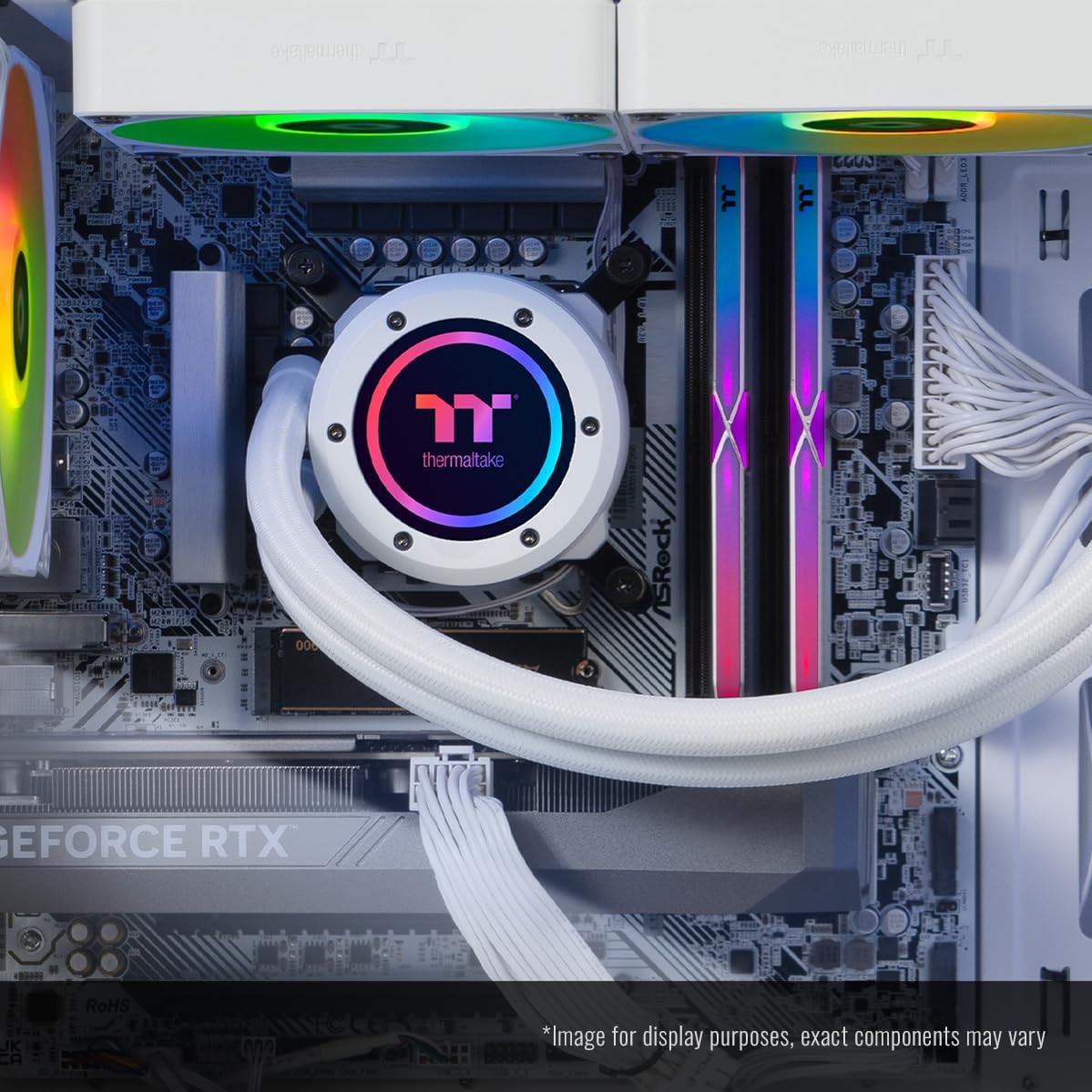 Thermaltake LCGS Versa u2660TS Gaming Desktop (Intel® Core™ Ultra 7 265KF, 32GB 6000MT/s DDR5 RGB Memory, NVIDIA GeForce® RTX 5060 Ti 8G, 2TB NVMe M.2, WiFi, Windows 11) H16S-B860-56T-LCS