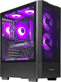 Prebuilt Gaming Desktop PC, AMD Ryzen 5 5500, GeForce RTX 3050 6GB, 16GB DDR4 3200MHz RAM, 1TB NVMe SSD, ARGB Air Cooling, Wi-Fi,Tower Computer for Gaming, Streaming, Editing