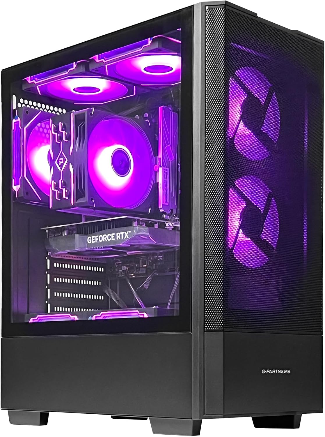 Prebuilt Gaming Desktop PC, AMD Ryzen 5 5500, GeForce RTX 3050 6GB, 16GB DDR4 3200MHz RAM, 1TB NVMe SSD, ARGB Air Cooling, Wi-Fi,Tower Computer for Gaming, Streaming, Editing