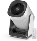 COWAY Air Purifier for Home Bedroom, 2-in-1 with Fan, Particulate Filter for Smoke, Allergies, Pet Dander, Odor, Air Quality Monitor, Auto Mode, Remote Control, Timer, 3-Year Warranty, Aim, White