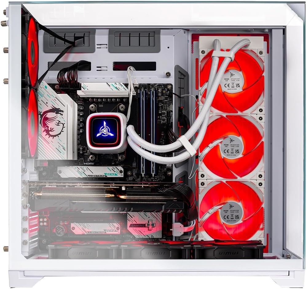 Skytech Gaming O11 Vision Gaming PC, AMD Ryzen 7 9850X3D 4.7GHz, NVIDIA RTX 5070 Ti 16GB VRAM, 2TB Gen4 NVMe SSD, 32GB DDR5 RAM 5600, 850W Gold ATX 3 PSU, 360 ARGB AIO, WI-FI 5, Windows 11, Desktop