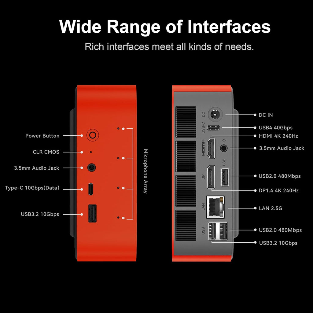 Beelink Mini PC SER9 Pro AMD Ryzen 7 255 (8C/16T,3.8/4.9GHz),24G LPDDR5X 6400MT/s 1TB PCIe4.0 Mini Computers, Radeon 780M Gaming PC, Triple Display,2.5G LAN/Pre-Installed Openclaw/Ubuntu System