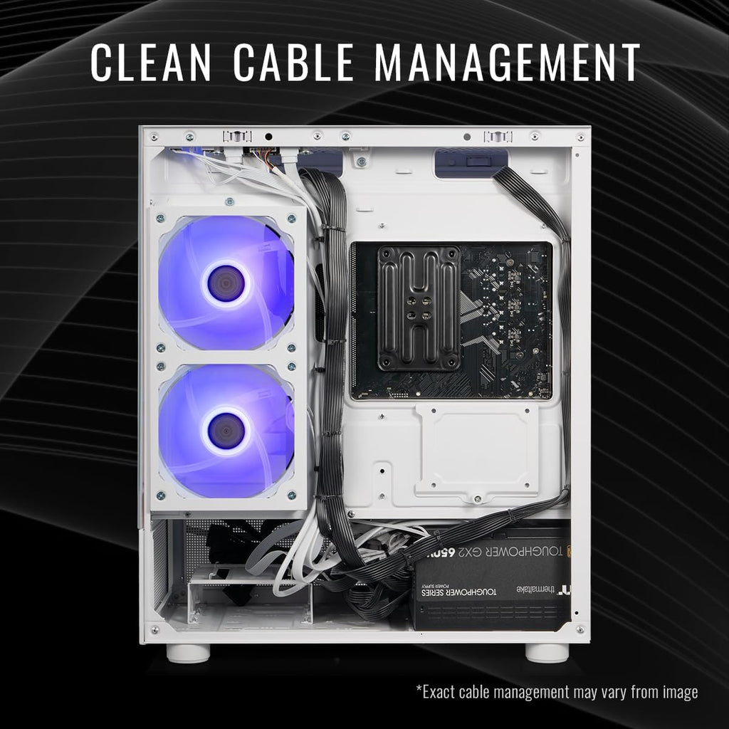 Thermaltake LCGS View u2460TS-170 Gaming Desktop (Intel® Core™ Ultra 5 245KF, ToughRam 32GB DDR5 6000MT/s RGB Memory, NVIDIA GeForce® RTX 5060 Ti, 1TB NVMe M.2, WiFi, Windows 11) V17S-B860-56T-LCS