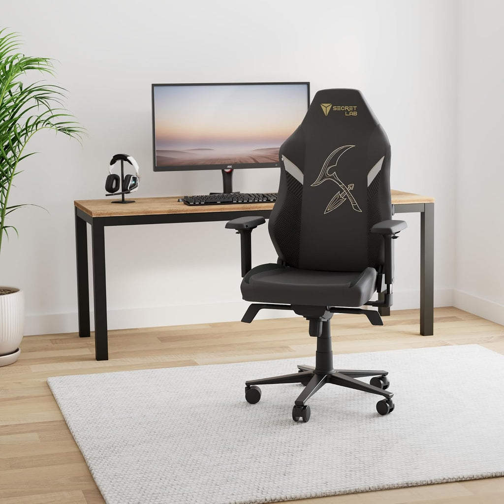 Secretlab Titan Evo Akali Gaming Chair - Reclining & Heavy Duty Computer Chair with 4D Armrests - Magnetic Head Pillow & Lumbar Support - Big and Tall 395 lbs 395 lbs - Black - Leatherette