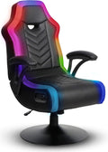 X Rocker PC Computer Gaming Desk Chair, Built-in Audio, College Dorm Essentials for Guys and Girls, Bedroom, Dorm Room Essentials, Foldable, Gifts for Gamers