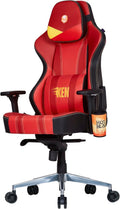 Cooler Master Caliber X2 Street Fighter 6 Ken Edition Ergonomic Gaming Chair, 360° Swivel, 180 Reclining, Lumbar Support, High Density Foam Cushions, Adjustable Gas Lift for PC Game | Office