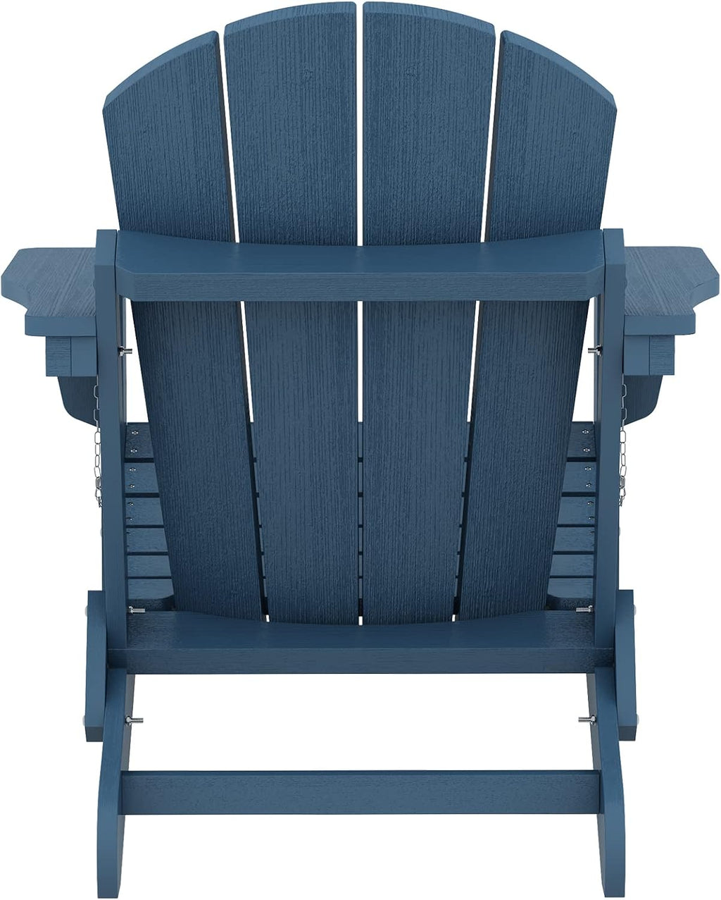 SERWALL Foldable Adirondack Chair Set of 2 for Patio Garden Outdoors Fire Pit-Blue