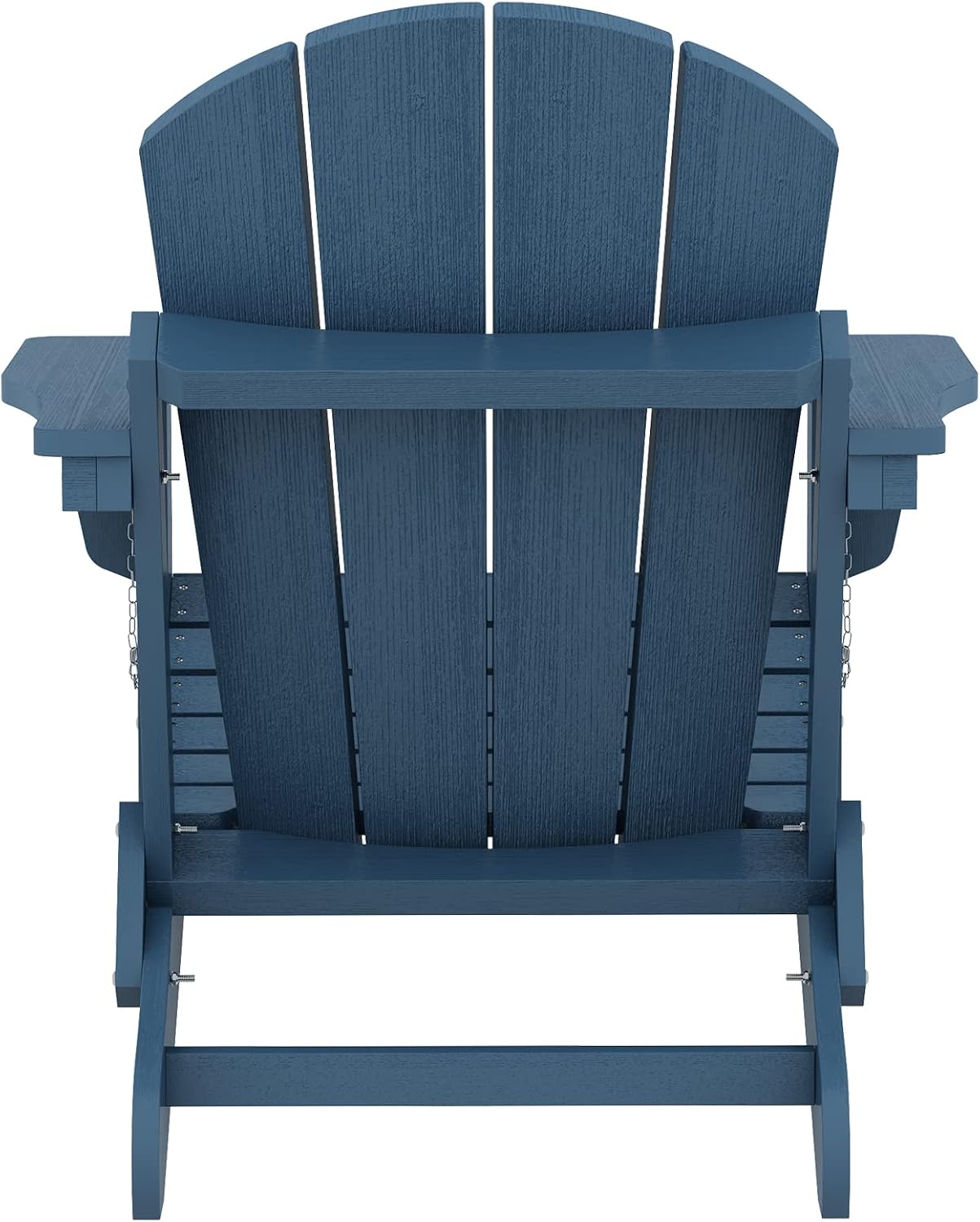 SERWALL Foldable Adirondack Chair Set of 2 for Patio Garden Outdoors Fire Pit-Blue