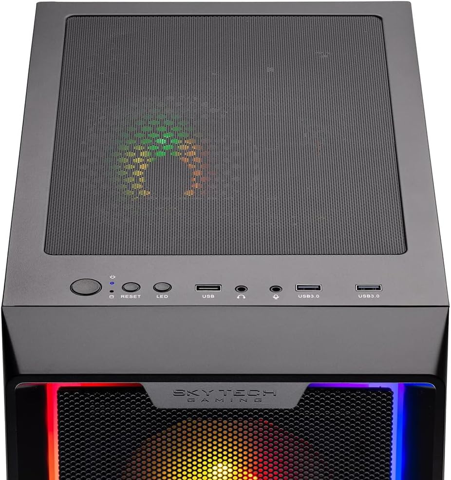 Skytech Gaming Nebula Gaming PC, Intel i5 14400F 2.5GHz, NVIDIA RTX 5060, 1TB NVMe SSD, 16GB DDR5 RAM 6000, 650W Gold PSU, Wi-Fi, Win 11, Desktop