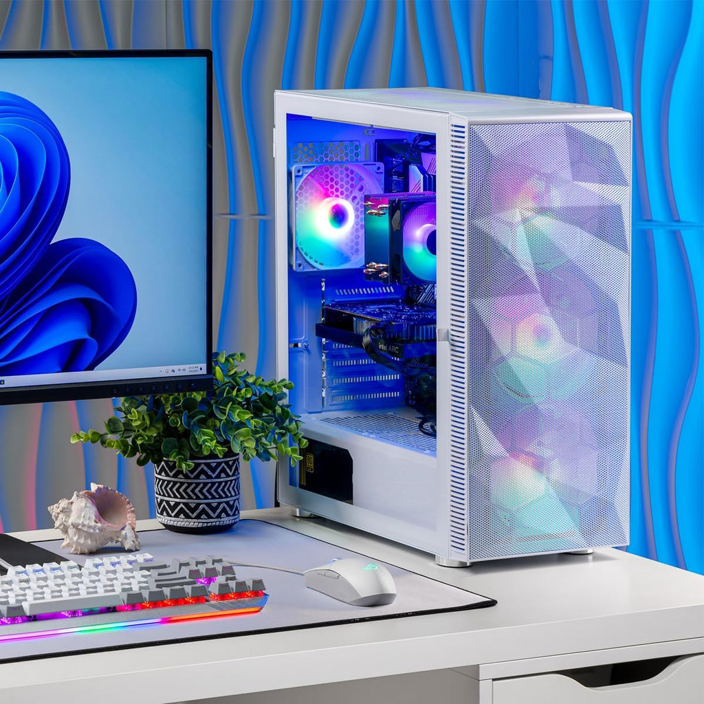 Skytech Gaming Storm Gaming PC, AMD Ryzen 5 5500 3.6GHz, AMD RX 6500XT 8GB, 1TB NVMe SSD, 32GB DDR4 RAM 3200, 650W Gold PSU, Wi-Fi, Win 11, Desktop