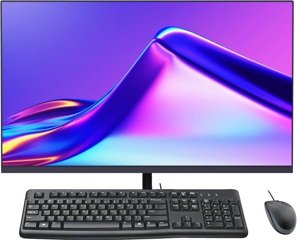 Dell Optiplex 5040 SFF Computer Desktop PC and Monitor 24' 1080p, Intel Core i5-6500, 8GB RAM, 256GB SSD, Wired Keyboard & Mouse, Displayport, WiFi, BT, Windows 11 Pro (Renewed)