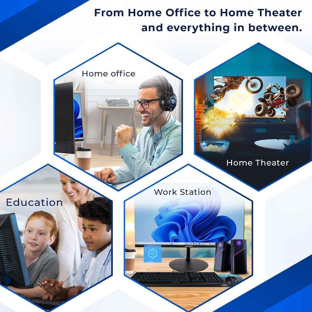 Dell RGB Desktop PC | Hexa Core I5-8500 | 16GB RAM | 512GB SSD | 5G WiFi+Bluetooth | RGB Gaming Keyboard & Mouse | 22' Monitor | Win 11 Pro (Renewed)