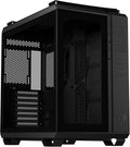 ASUS TUF Gaming GT502 ATX Full Tower PC Case, Tempered Glass, Tool-Free Side Panel, Modular Design, ARGB Hub, 2- Way Graphic Card Mounting Orientation Compatible, 360mm and 280mm Radiator Compatible