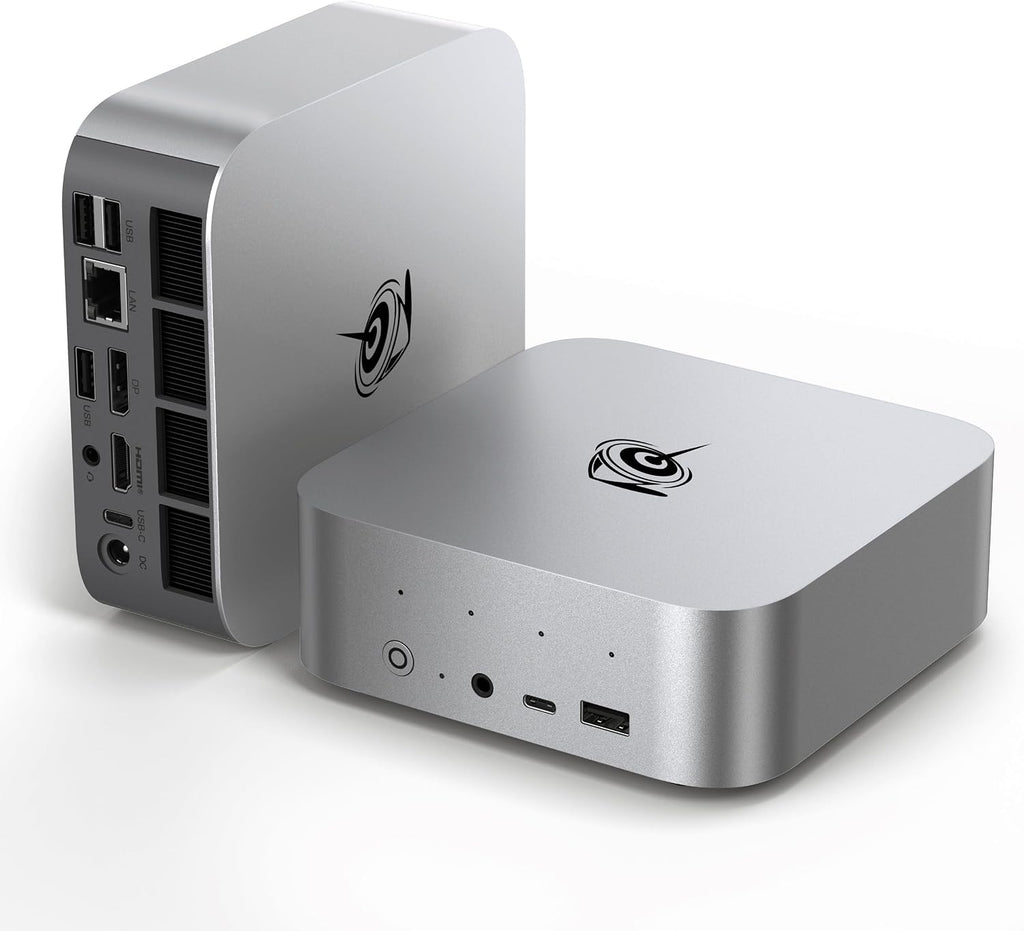 Beelink Mini PC SER9 Pro AMD Ryzen 7 255 (8C/16T,4.9GHz),24G LPDDR5X 6400MT/s 500G PCIe4.0 Mini Computers, Radeon 780M Gaming PC, 4K 240Hz Triple Display,2.5G LAN/Built-in MIC/Dual Speakers/Al Voice