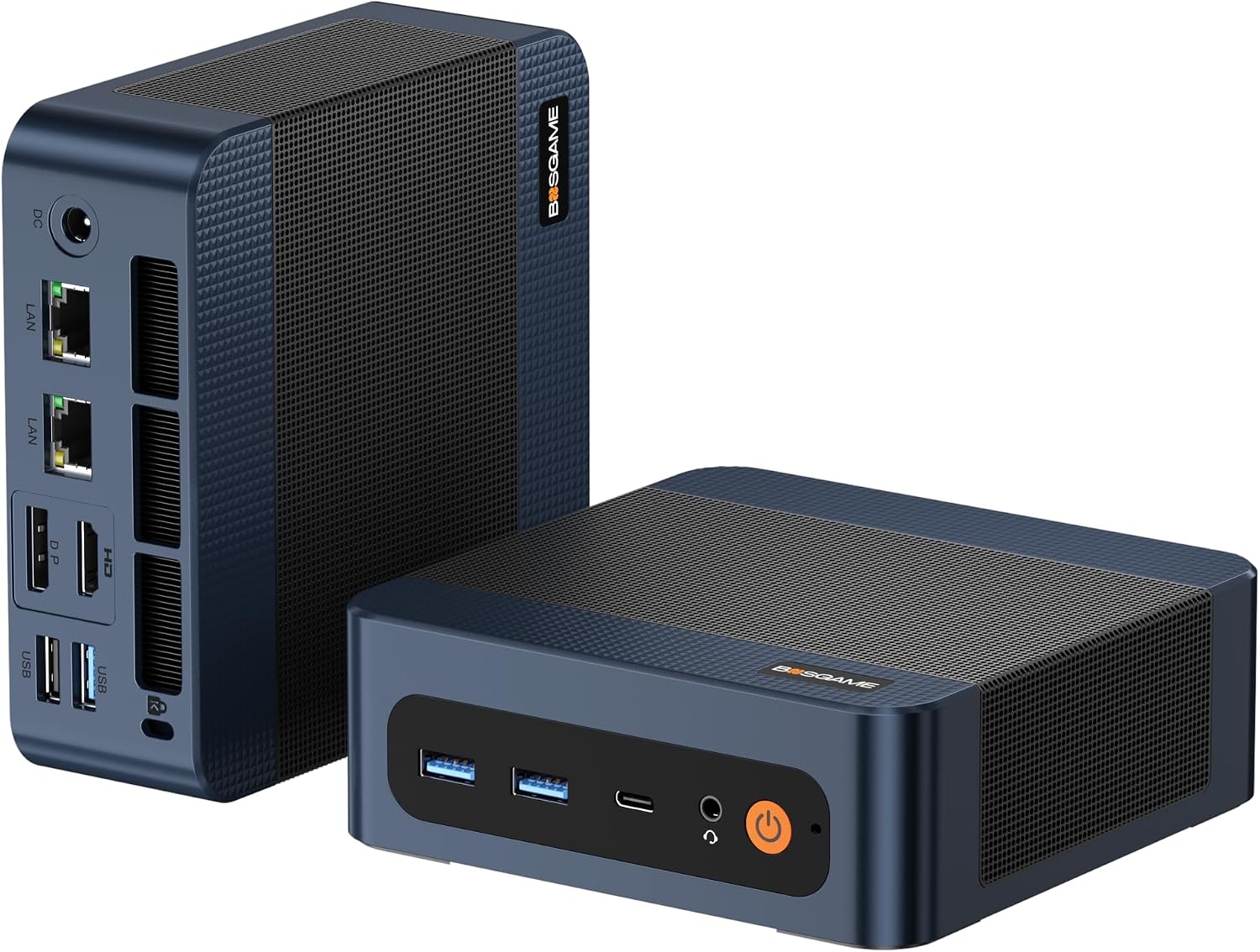 BOSGAME P3 Mix Mini PC, Mini Desktop with Ryzen 7640HS (up to 5.0 GHz), 16GB DDR5, 512GB PCIe SSD, 4K Triple Display, USB 4.0, Dual 2.5G LAN & Wi-Fi 6E & BT5.2, for Home Office Gaming