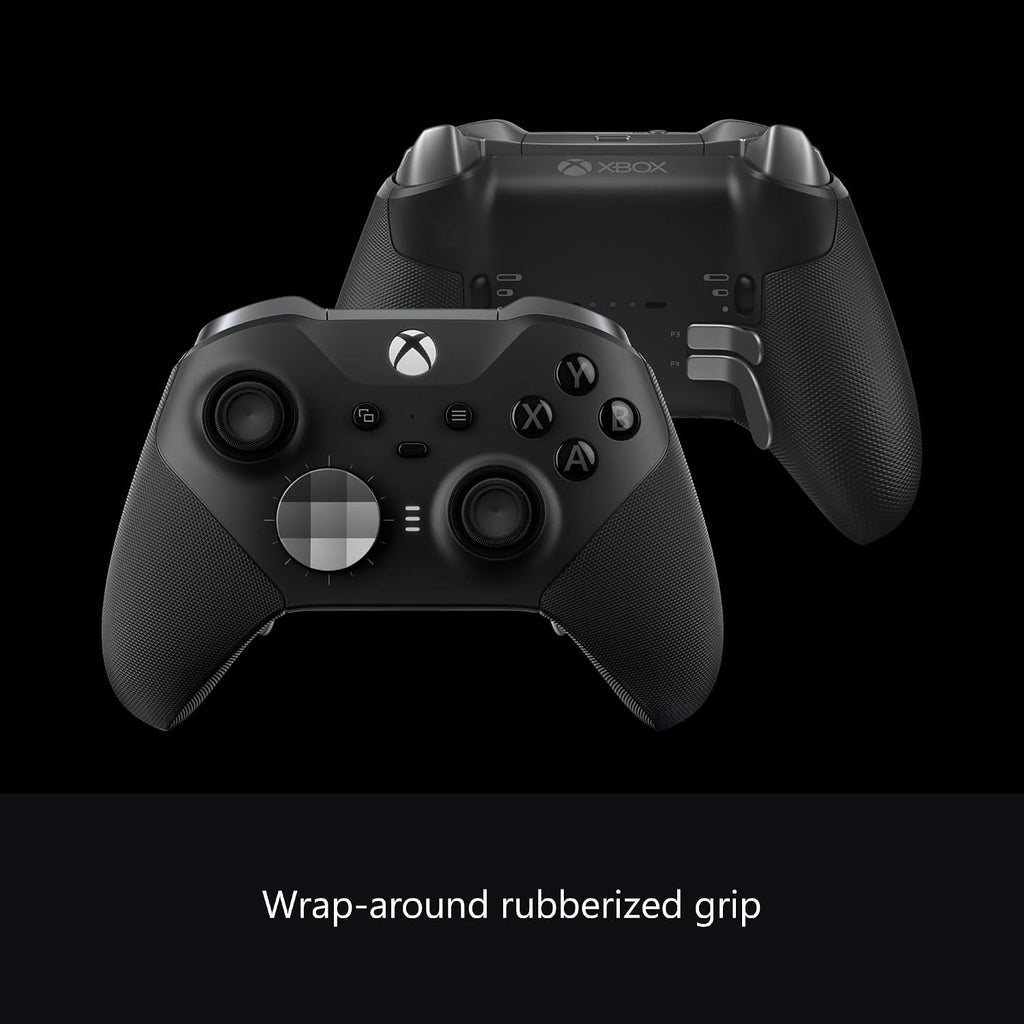 Xbox Wireless Gaming Controller | Elite Series 2 | Black | Xbox, PC, and Android | Adjustable Thumbsticks | Trigger Locks