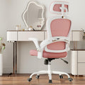 TRALT Office Chair - Ergonomic Office Chair with Back Support, Home Office Desk Chairs, 330lbs Wide Seat Big and Tall Office Chairs with Headrest, Comfy Desk Chairs (Pink)