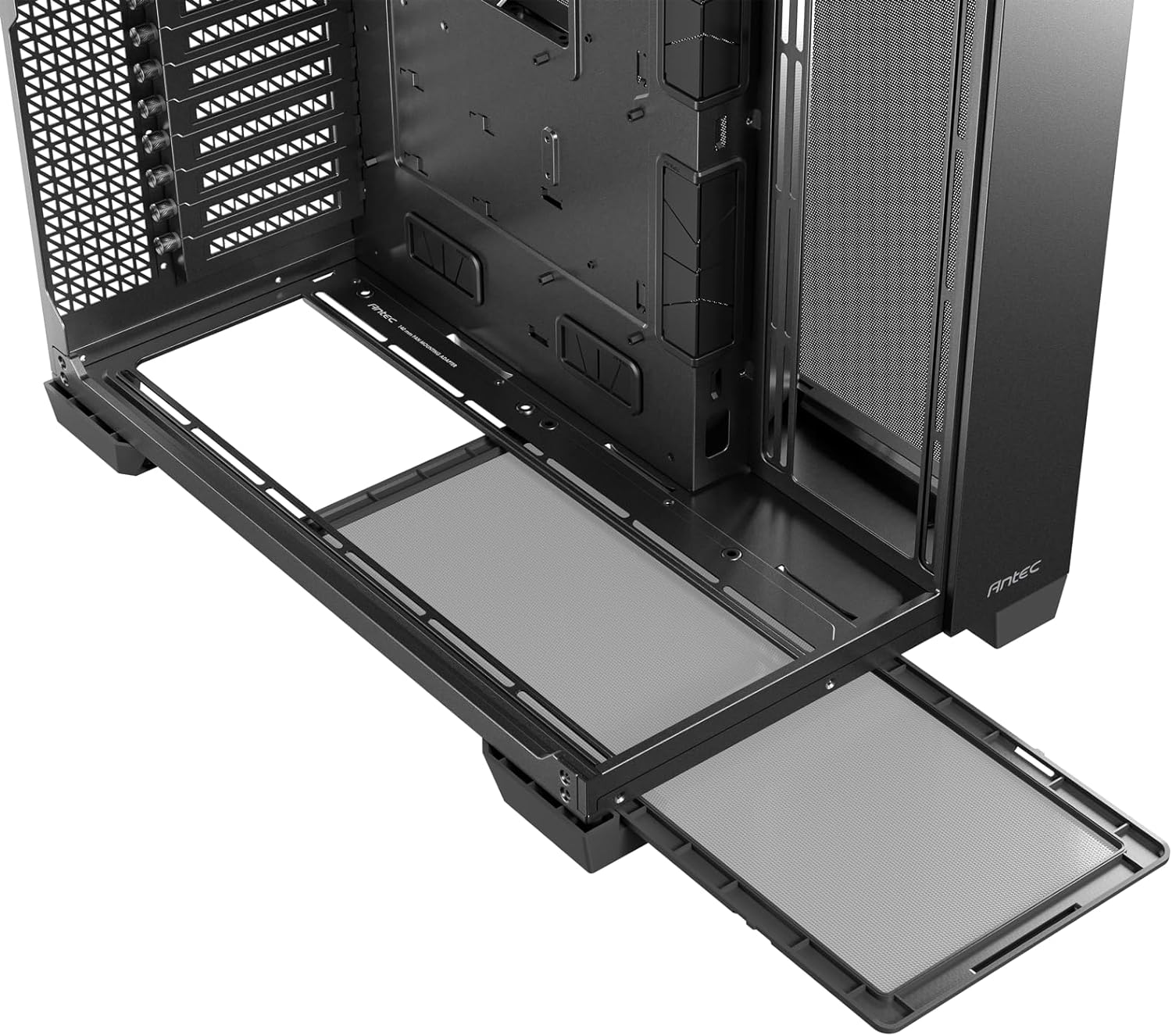 Antec C8 ARGB, 2X TQR 160mm & 1x TQ 140mm ARGB PWM Fans Included,Dual-Chamber Layout, Type-C, 360mm Radiator Support, Seamless TG Front & Side Panels, RTX 40 Compatible, Full-Tower E-ATX PC Case