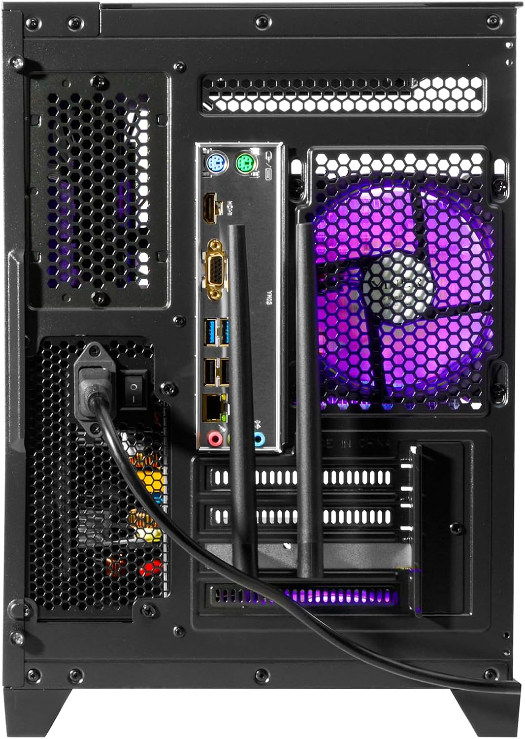 LXZ Desktop PC Computer Ryzen 5-5600GT 8 core 3.6GHz, 16G DDR4 RAM, 1TB NVME SSD, Tower Computer with Wi-Fi & 400W Power Supply for Working, Home and Office