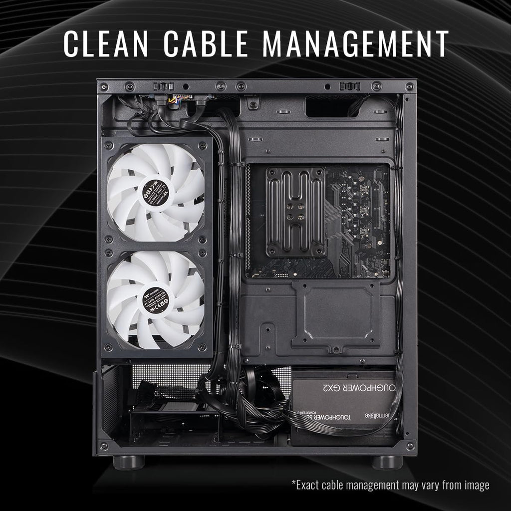 Thermaltake LCGS View i560T-170 Gaming Desktop (Intel Core™ i7-14700F, ToughRam 16GB DDR5 6000MT/s RGB Memory, NVIDIA® GeForce RTX™ 5060 Ti 8G, 1TB NVMe M.2, WiFi, Windows 11) V17B-B76B-56T-LCS
