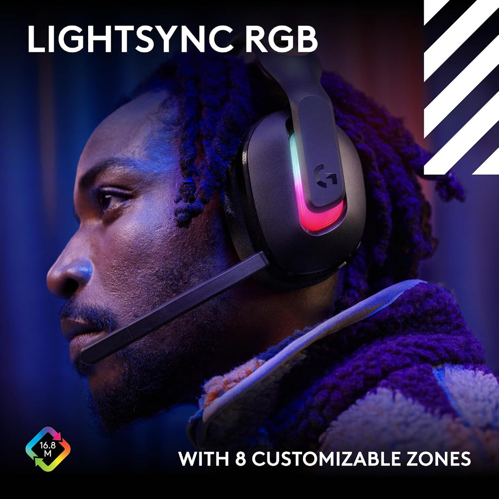 Logitech G Astro A20 X Lightspeed Wireless Gaming Headset for PS5, Xbox, Nintendo Switch/Switch 2, PC with 2-System PLAYSYNC Audio, Bluetooth, LIGHTSYNC RGB, and 48 kHz Boom Mic - Black